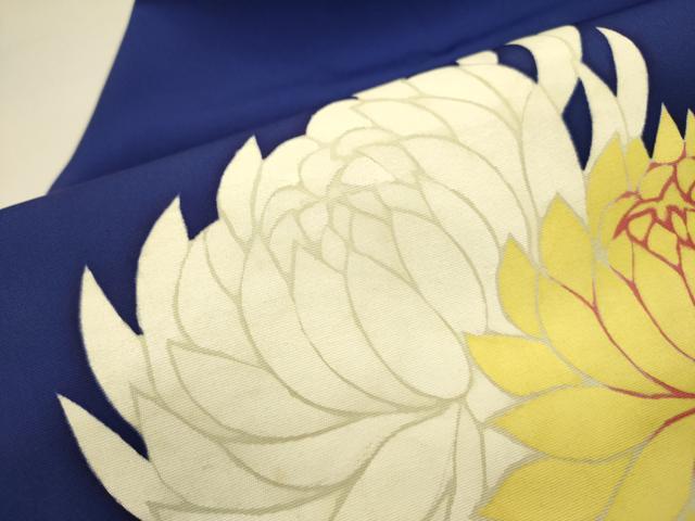 平和屋着物●塩瀬　九寸名古屋帯　菊　正絹　逸品　DAAZ2252op 平和屋着物○塩瀬 九寸名古屋帯 菊 正絹 逸品 DAAZ2252op