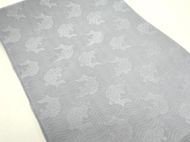 平和屋着物●八寸名古屋帯 荒磯 暁鼠色 DAAZ2284op