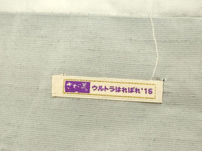 平和屋着物●九寸開き名古屋帯 紬地 更紗花文 さが美扱い 正絹 逸品 DAAZ2344op