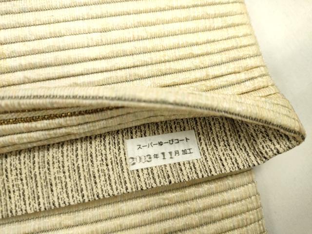 平和屋着物●太鼓柄袋帯　鷲　ワシ　幾何学文様　正絹　逸品　DAAZ2361op
