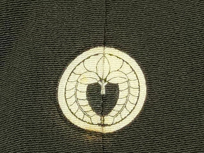 平和屋着物■豪華黒留袖　刺繍　牡丹花文　金彩　正絹　逸品　DAAZ2568op