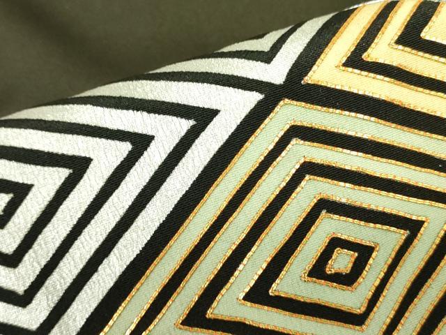 平和屋着物■豪華黒留袖　駒刺繍　桐菱文　銀彩　正絹　逸品　DAAZ2641op