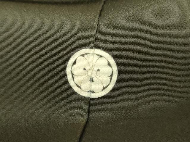 平和屋着物■豪華黒留袖　駒刺繍　桐菱文　銀彩　正絹　逸品　DAAZ2641op