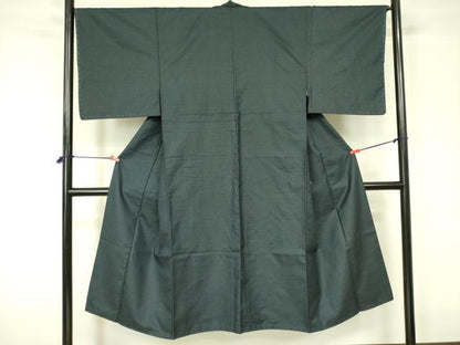 平和屋着物■男性　紬　90亀甲　亀甲柄　正絹　逸品　DAAZ2648op