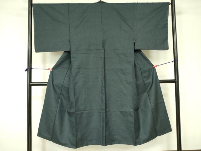 平和屋着物■男性　紬　90亀甲　亀甲柄　正絹　逸品　DAAZ2648op