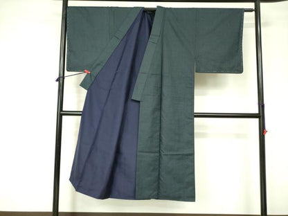 平和屋着物■男性　紬　90亀甲　亀甲柄　正絹　逸品　DAAZ2648op