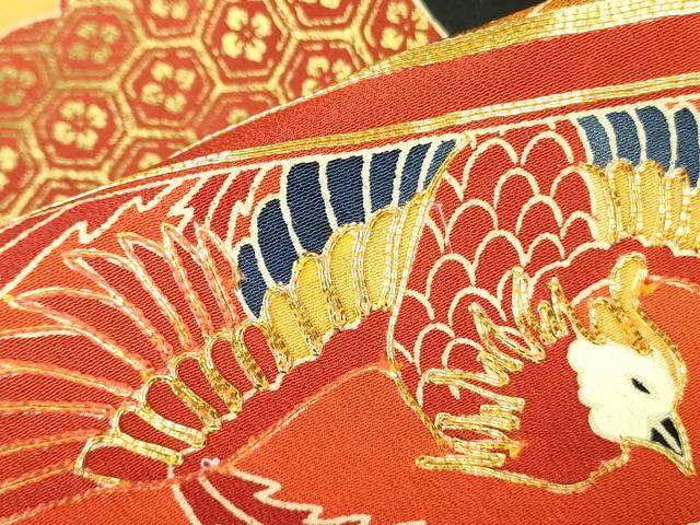 平和屋着物■豪華黒留袖　駒刺繍　鳳凰吉祥花文　金彩　正絹　逸品　DAAZ2659op