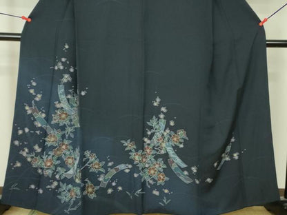 平和屋着物■訪問着　短冊草花文　金彩　正絹　逸品　DAAZ2666op