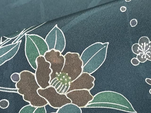 平和屋着物■訪問着　短冊草花文　金彩　正絹　逸品　DAAZ2666op