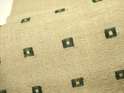 平和屋着物▽太鼓柄袋帯 スリーシーズン 春夏秋 すくい織 抽象文様 金糸 正絹 逸品 DAAZ2796op