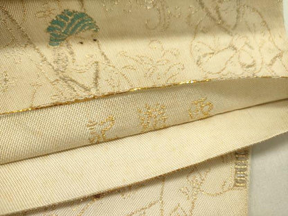 平和屋着物●龍村平蔵製 六通柄 本袋帯 西遊記 金銀糸 正絹 逸品 DAAZ2853op