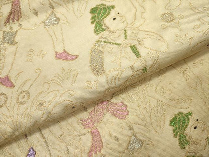 平和屋着物●龍村平蔵製 六通柄 本袋帯 西遊記 金銀糸 正絹 逸品 DAAZ2853op