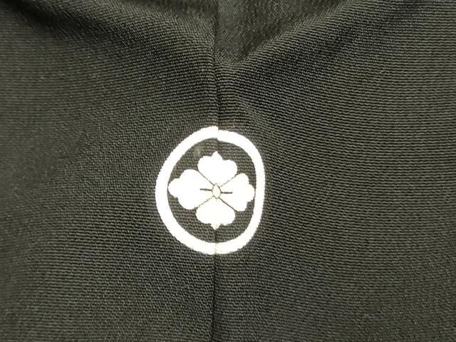 平和屋着物■豪華黒留袖　飛鶴松文　暈し染め　金彩　正絹　逸品　DAAZ2919op