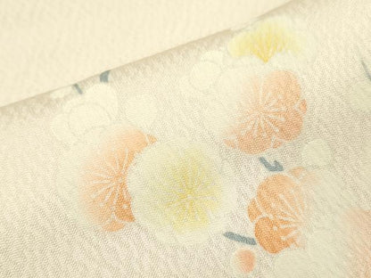 平和屋着物■訪問着　牡丹花文　正絹　逸品　DAAZ2945op