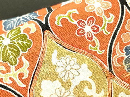 平和屋着物■豪華黒留袖　駒刺繍　立涌花文　金彩　正絹　逸品　DAAZ2997op