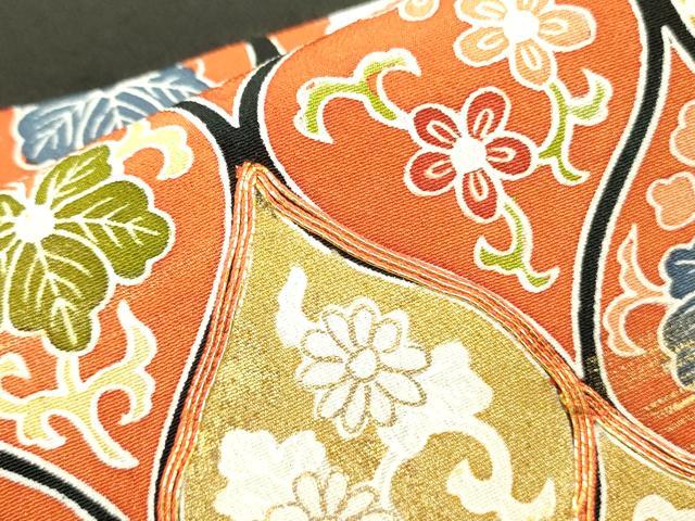 平和屋着物■豪華黒留袖　駒刺繍　立涌花文　金彩　正絹　逸品　DAAZ2997op