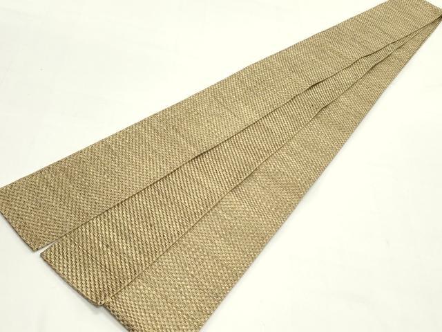 平和屋着物○男性 角帯 網代織 正絹 逸品 未使用 DAAZ3003ob