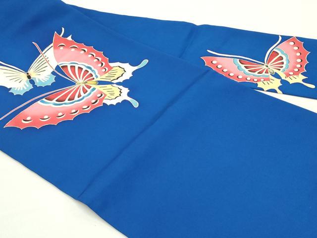 平和屋着物●塩瀬　九寸名古屋帯　舞蝶文　金彩　正絹　逸品　DAAZ3102ob