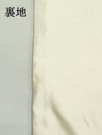 平和屋着物▼九寸名古屋帯　螺鈿箔　舞扇吉祥花文　金彩　引箔　正絹　逸品　DAAZ3120ob