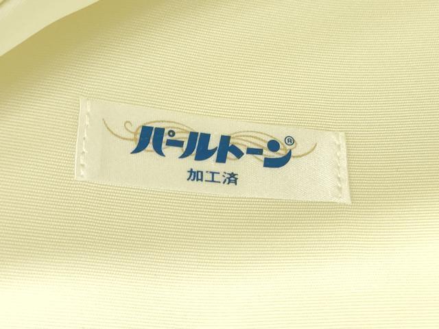 平和屋着物○塩瀬 九寸名古屋帯 作家物 手描き 枝梅文 正絹