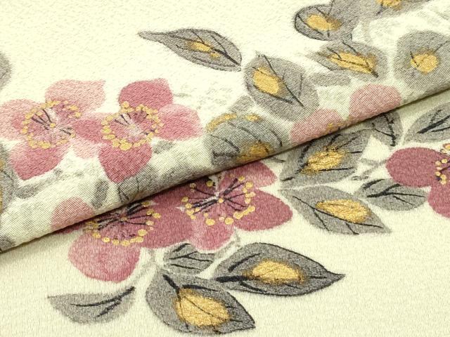 平和屋着物○京友禅作家 山科春宣 九寸名古屋帯 手描き 草花