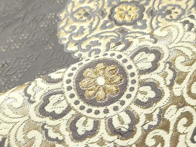 平和屋着物●九寸名古屋帯　唐織　正倉院花文　金糸　正絹　逸品　DAAZ3182ob 平和屋着物○九寸名古屋帯 唐織 正倉院花文 金糸 正絹