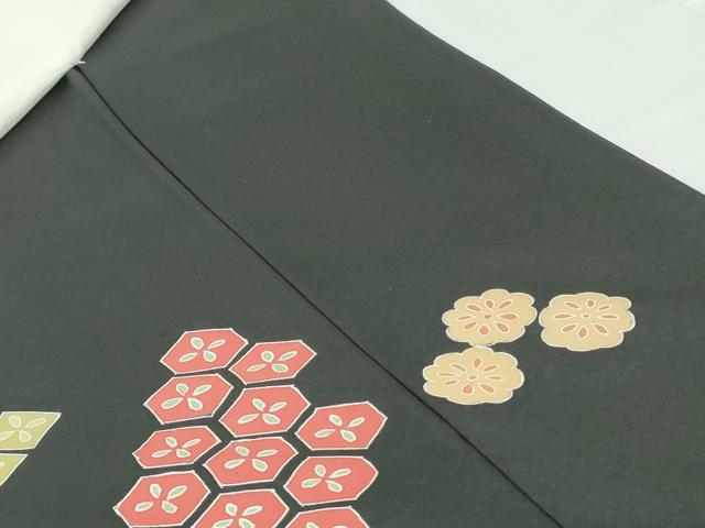 平和屋着物■染色作家 おだに武士 黒留袖 女人文 正絹 逸品 DAAZ3389ob
