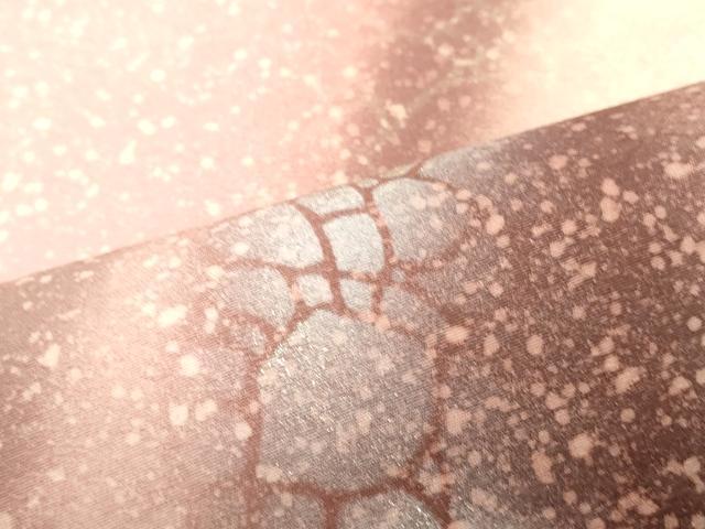 平和屋着物●夢琳派の世界 灘景翔 両面 太鼓柄袋帯 霞文 金銀彩 正絹 逸品 DAAZ3435ob