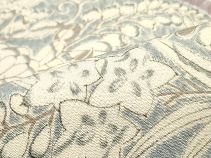 平和屋着物●九寸名古屋帯 流水辻が花 鬼しぼ縮緬 正絹 逸品 DAAZ3442ob