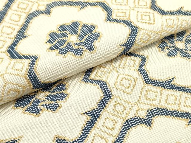 平和屋着物●八寸名古屋帯 有栖川裂 大阪有香製 金糸 正絹 逸品 DAAZ3445ob