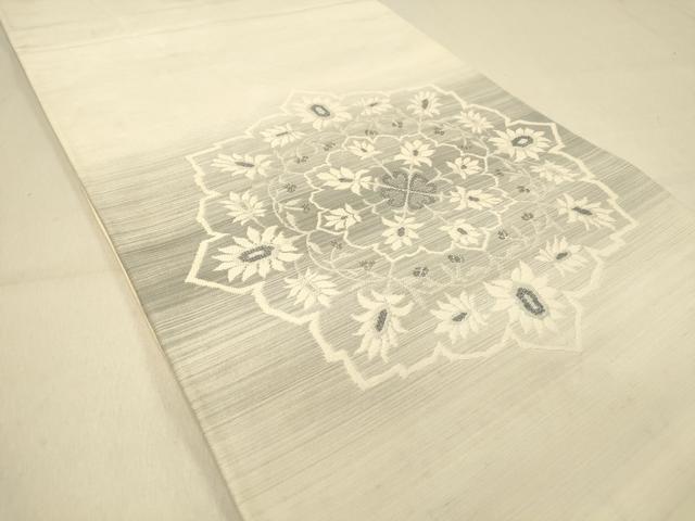平和屋着物◎太鼓柄袋帯 正倉院更紗花文 正絹 逸品 DAAZ3577jm