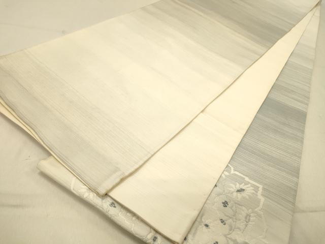 平和屋着物◎太鼓柄袋帯 正倉院更紗花文 正絹 逸品 DAAZ3577jm