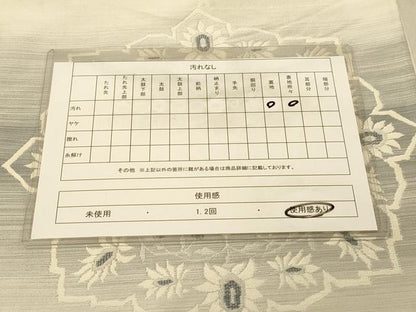 平和屋着物◎太鼓柄袋帯 正倉院更紗花文 正絹 逸品 DAAZ3577jm