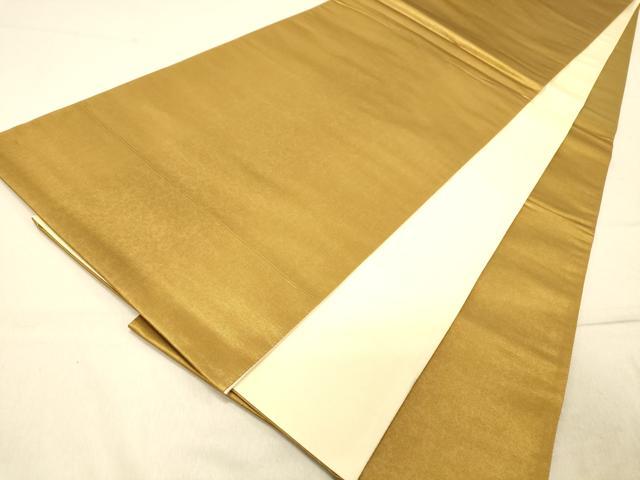 平和屋着物◎六通柄袋帯　霞文　引箔　正絹　逸品　DAAZ3681jm