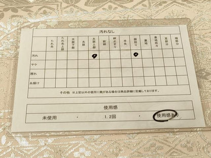 平和屋着物◎六通柄　本袋帯　手織錦　色紙更紗花文　Ag　純銀箔100%　正絹　逸品　DAAZ3794jm