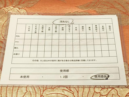 平和屋着物◎六通柄袋帯　牡丹文　金糸　正絹　逸品　DAAZ3905jm
