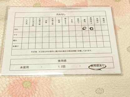 平和屋着物◎西陣 六通柄袋帯 菊尽くし 金銀糸 正絹 逸品 DAAZ3982jm