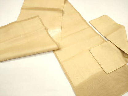 平和屋着物＊夏物 つけ帯 手描き 稲穂 金彩 正絹 逸品 DAAZ4001cm