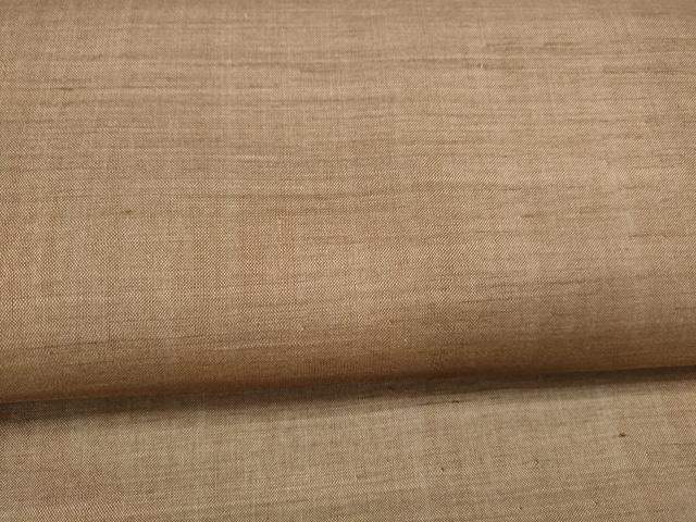 平和屋着物＊夏物 九寸名古屋帯 焦茶色 正絹 逸品 DAAZ4004cm