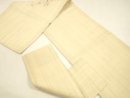 平和屋着物＊夏物 つけ帯 作家物 手描き 魚 麻 逸品 DAAZ4007cm