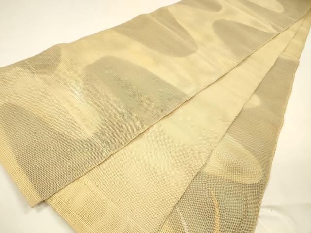 平和屋着物＊夏物 六通柄袋帯 草葉文 金銀糸 正絹 逸品 DAAZ4021cm