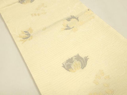 平和屋着物＊夏物 六通柄袋帯 唐織 更紗花唐草文 正絹 逸品 DAAZ4022cm