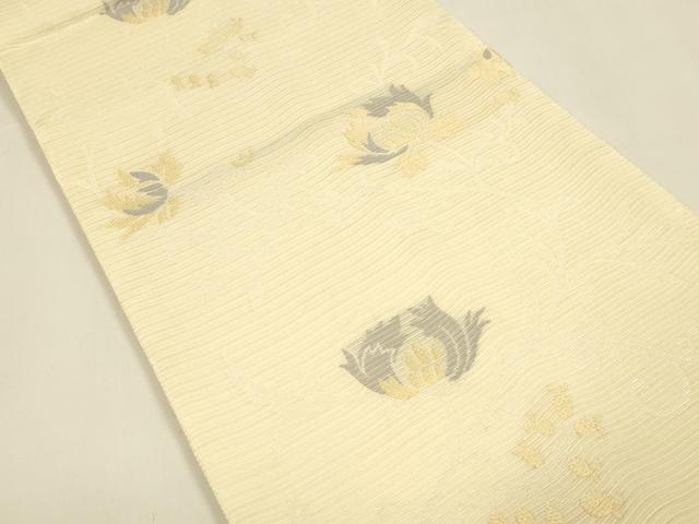 平和屋着物＊夏物 六通柄袋帯 唐織 更紗花唐草文 正絹 逸品 DAAZ4022cm