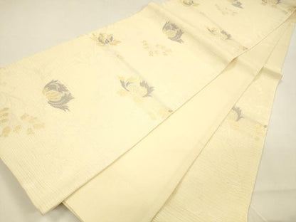 平和屋着物＊夏物 六通柄袋帯 唐織 更紗花唐草文 正絹 逸品 DAAZ4022cm