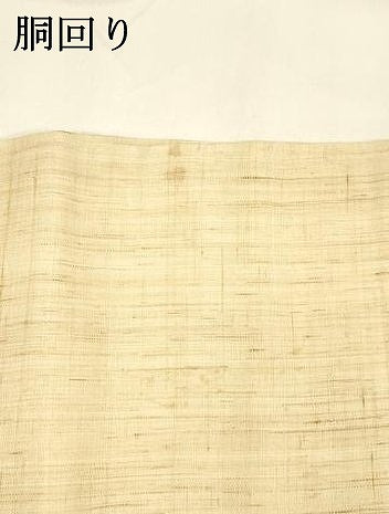 平和屋着物＊夏物 九寸名古屋帯 手描き 蜻蛉 麻 逸品 DAAZ4029cm