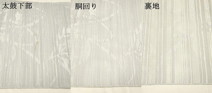 平和屋着物＊夏物 八寸名古屋帯 草花文 DAAZ4031cm