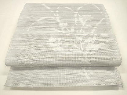 平和屋着物＊夏物 八寸名古屋帯 草花文 DAAZ4031cm