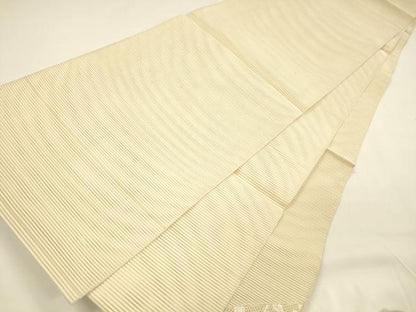 平和屋着物＊夏物 絽綴れ 太鼓柄袋帯 総刺繍 草花文 正絹 逸品 DAAZ4035cm