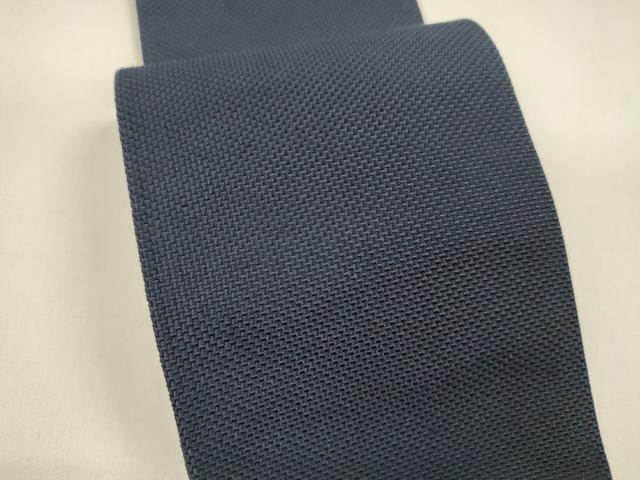 平和屋着物●男性 角帯 宝来織 濃藍色 正絹 逸品 DAAZ4096cm
