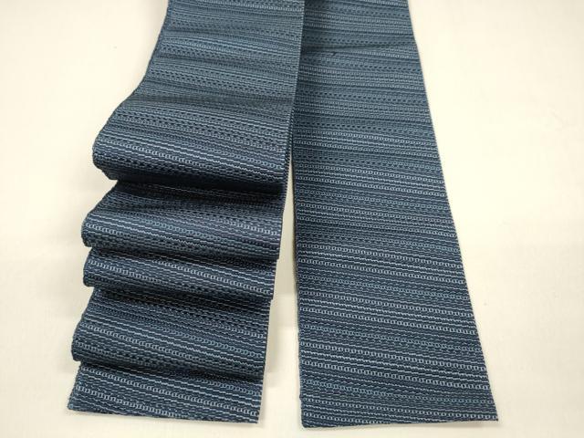 平和屋着物●男性 本場筑前博多織 角帯 抽象文様 正絹 逸品 DAAZ4100cm